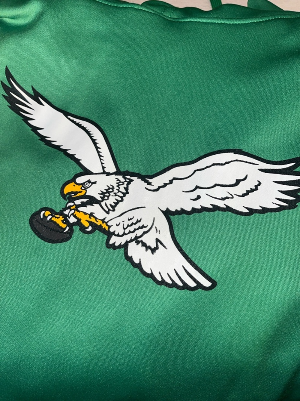 Kelly Green Eagles Sweatshirt worn 1x